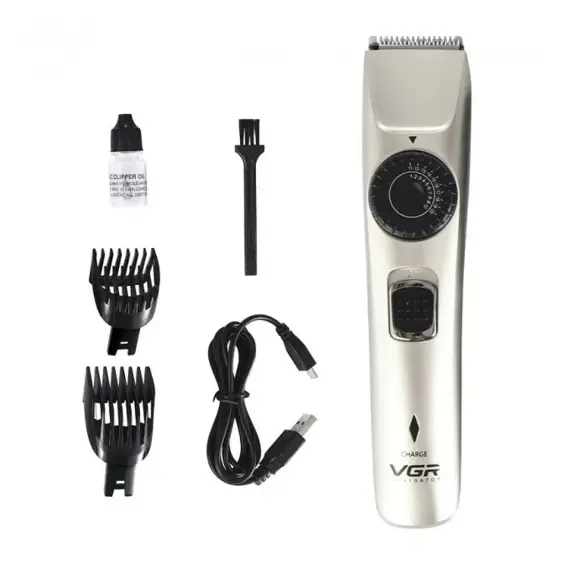 Машинка для стрижки волосся VGR V-031 USB CHARGE - Зображення 4