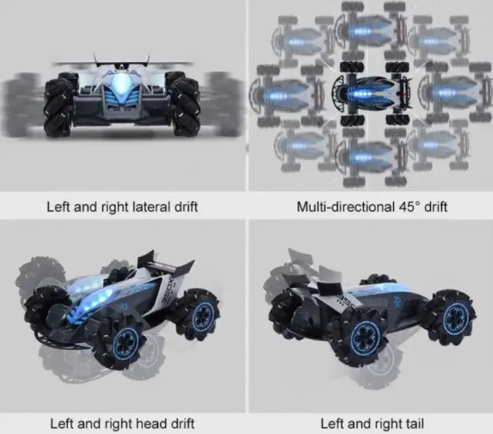 Машинка на радіокеруванні з підсвічуванням та парою Drifter Turbo, 20КМ/год на акумуляторі - Зображення 2