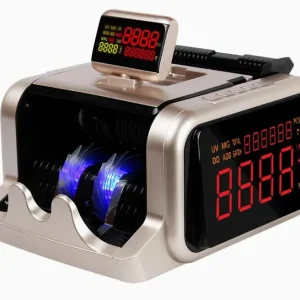 Машина для рахунку грошей з детектором підроблених купюр та великим бічним світлодіодним дисплеєм Model-2600