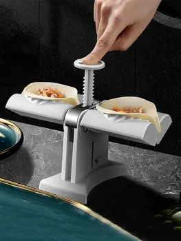 Машинка для ліплення пельменів та вареників форма для пельменів машина для виготовлення пельменів ручна MA-24 - Зображення 5