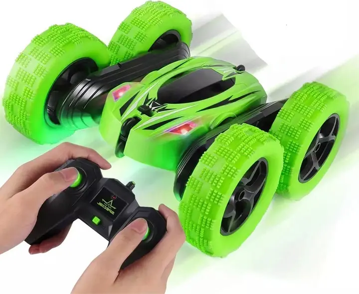 Машинка перевертень всюдихід трюкова на радіокеруванні Ydjia Stunt Car D828 Green - Зображення 6