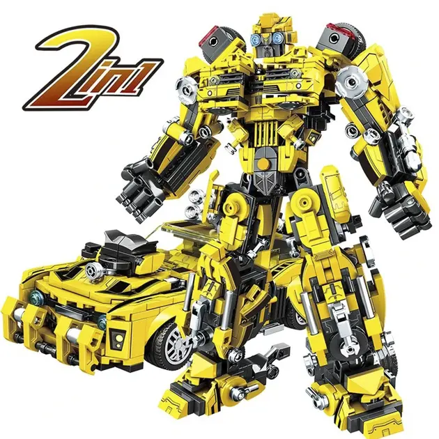 Машинка Робот-Конструктор Трансформер 2 в 1 Бамблбі - Зображення 2