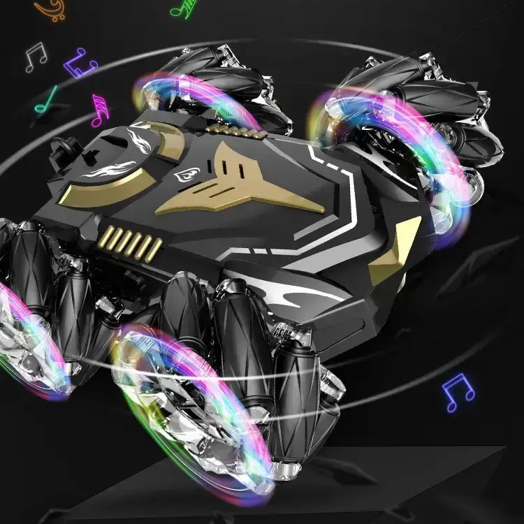 Машинка вертушка H-6010 Hyper Stunt-Car Glow, Машинка на радіокеруванні трюкова, дрифт, обертання 360° - Зображення 3