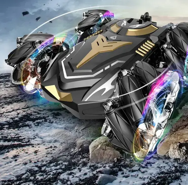 Машинка вертушка H-6010 Hyper Stunt-Car Glow, Машинка на радіокеруванні трюкова, дрифт, обертання 360° - Зображення 2