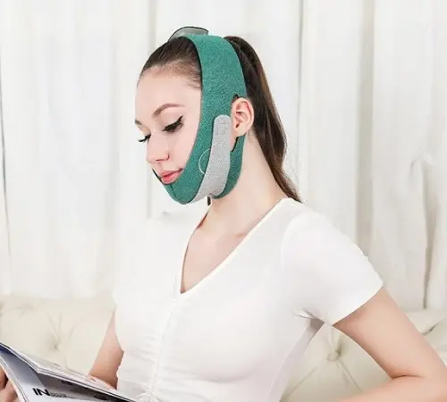 Маска-бандаж для обличчя з 3d ефектом ліфтинг Face Lift up belt - Зображення 4