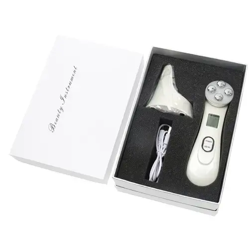 Масажер для обличчя та тіла, електроміостимуляція світлотерапія RF EMS 9902 - Зображення 2