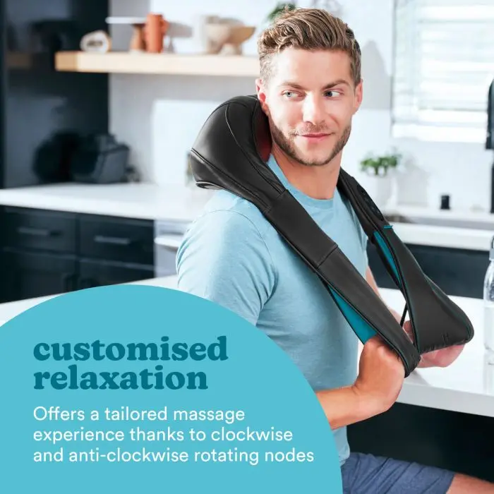 Масажер для шиї та плечей Shiatsu + Heat - Зображення 2