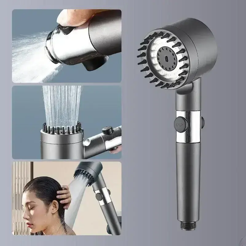 Масажна лійка з обертанням 360° Turbocharged shower head - Зображення 2