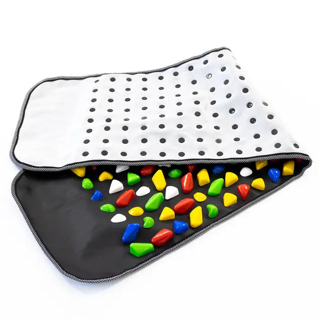 Масажний ортопедичний килимок доріжка для ніг дітей з камінням 120см OSPORT - Зображення 2