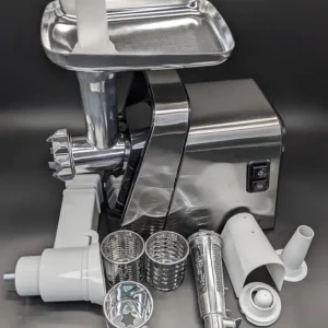 М’ясорубка електрична Rainberg RB-2271 3000 Вт з насадкою для томатів та шинкою