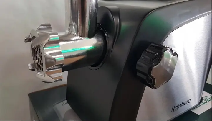 М'ясорубка Rainberg RB-673 3800W електрична з реверсом + соковитискач - Зображення 5