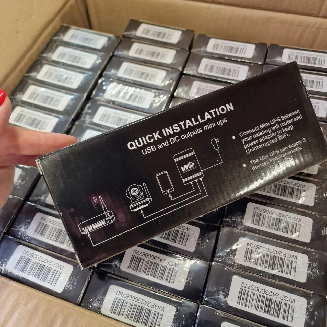 Джерело безперебійного живлення для роутера 10400Mah, USB виходи, DC 5V, 9V, 12V. ДБЖ для Роутерів - Зображення 6