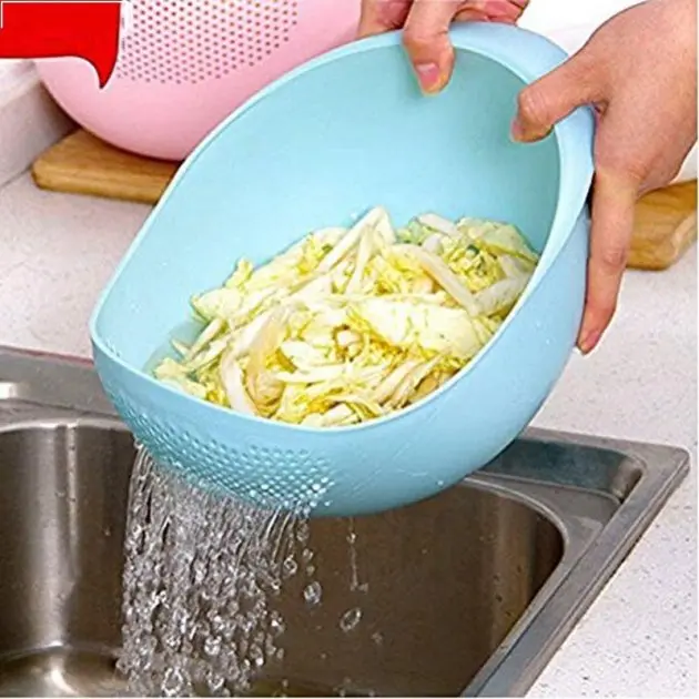 Миска для миття фруктів, рису та овочів Best Kitchen Миска 22 см - Зображення 3