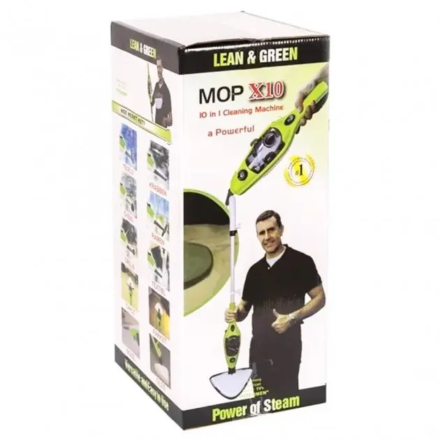 Багатофункціональна парова швабра X10 Steam Mop - Зображення 10