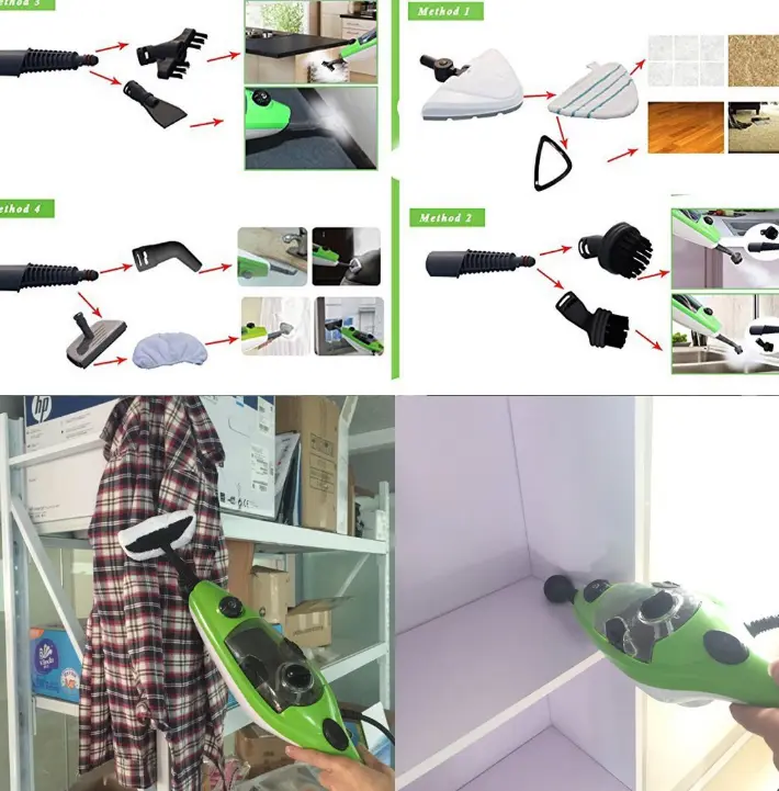 Багатофункціональна парова швабра X12 Steam Mop - Зображення 7