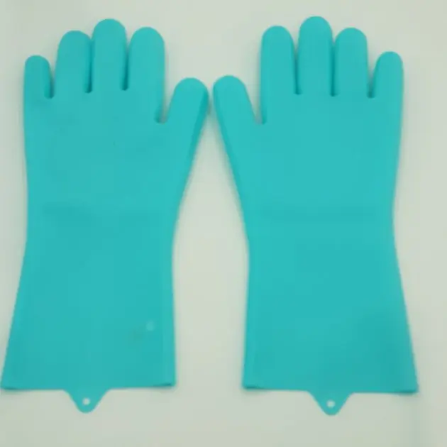 Багатофункціональні силіконові рукавички для миття та чищення посуду - Зображення 3