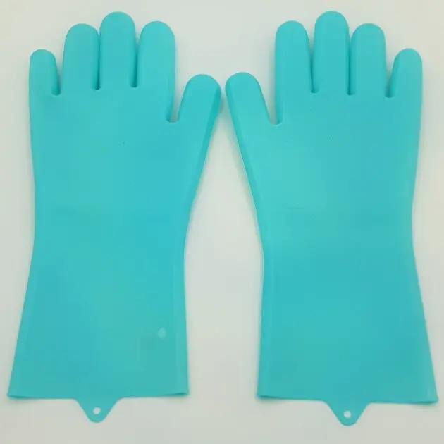 Багатофункціональні силіконові рукавички для миття та чищення посуду - Зображення 4