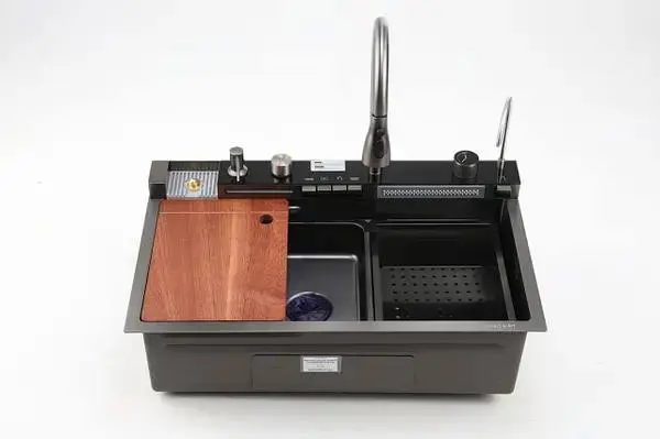 Кухонна раковина з нержавіючої сталі / Багатофункціональна кухонна мийка МА-81 - Зображення 3