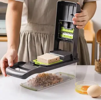 Багатофункціональна овочерізка Safe slice mandoline 16 в 1 - Зображення 5