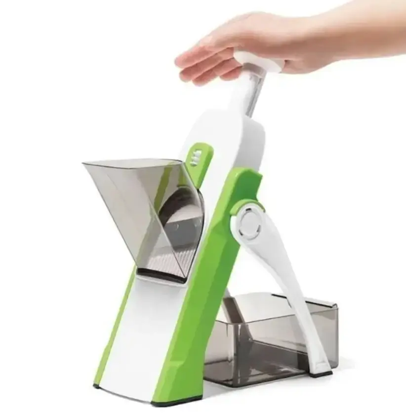 Багатофункціональна овочерізка з VENERA129 BR000129 сталевий нержавіючий мультислайсер SAFE SLICE MANDOLINE - Зображення 4