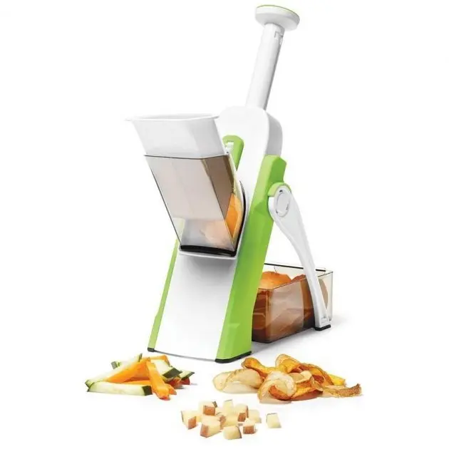 Багатофункціональна овочерізка з VENERA129 BR000129 сталевий нержавіючий мультислайсер SAFE SLICE MANDOLINE - Зображення 3