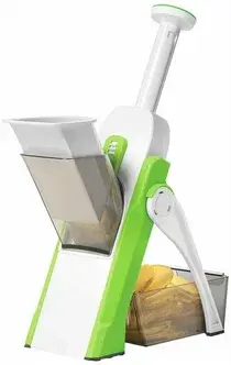 Багатофункціональна овочерізка з VENERA129 BR000129 сталевий нержавіючий мультислайсер SAFE SLICE MANDOLINE - Зображення 5