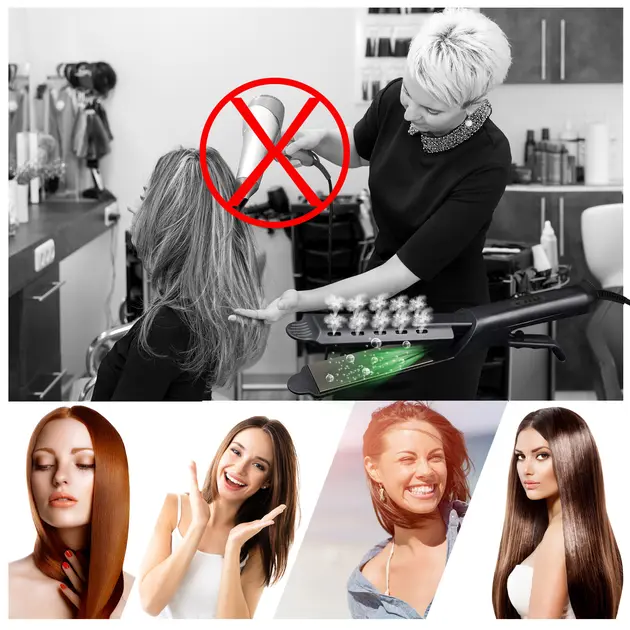 Багатофункціональна плойка-випрямляч стайлер для випрямлення волосся Proramindong RD-8218 - Зображення 5