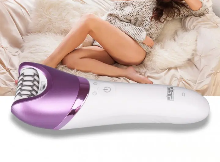 Багатофункціональний електричний епілятор DSP 70019 6в1 тримач пилка масажер очищувач - Зображення 3