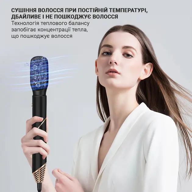 Багатофункціональний стайлер для волосся Hot Air Styler 6в1 - Зображення 9