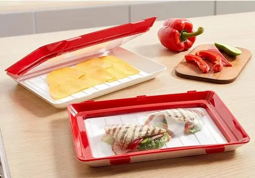 Багаторазовий вакуумний лоток для зберігання харчових продуктів Clever Tray - Зображення 5