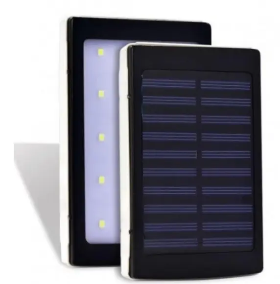 Мобільна зарядка POWER BANK Metal+LED Solar 90000mah - Зображення 4