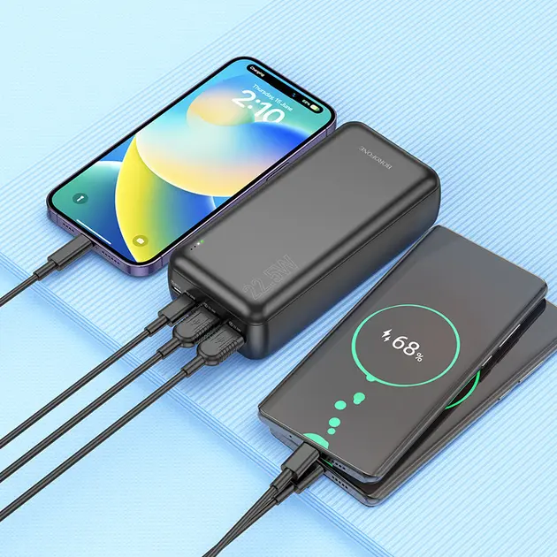 Мобільний зарядний пристрій POWER BANK BOROFONE 30000MAH BJ 38B - Зображення 3