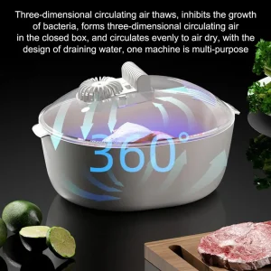 Модернізована машина для розморожування заморожених продуктів машина для розморожування лотків 360° пристрій для розморожування