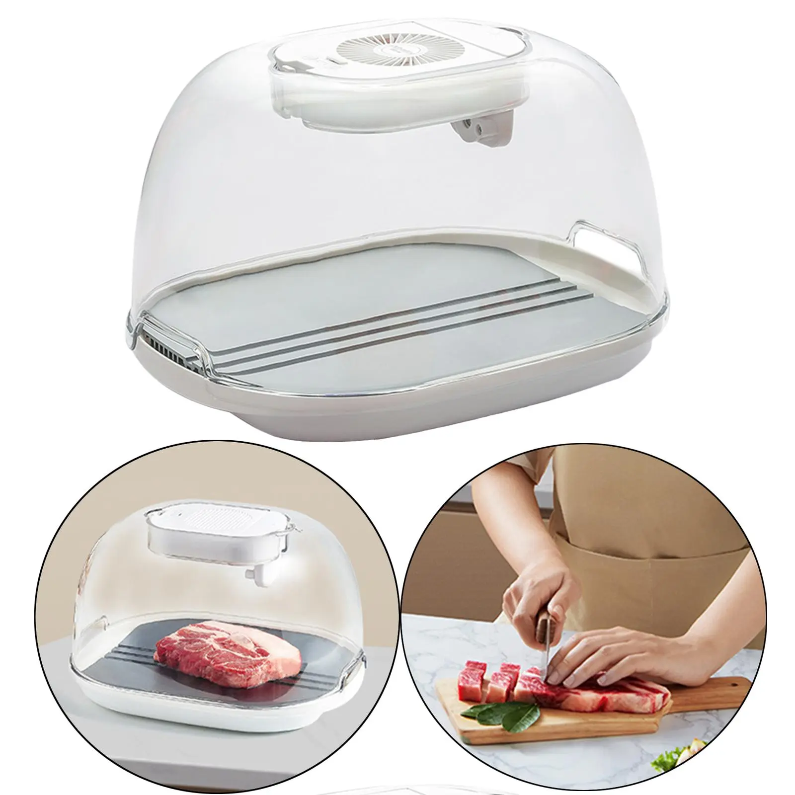 Модернізована машина для розморожування заморожених продуктів машина для розморожування лотків 360° пристрій для розморожування - Зображення 5