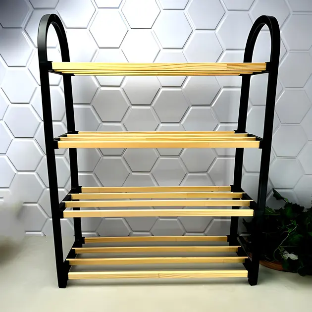 Модульна полиця для взуття 4 етажерки Simpleх SW-5004S - Зображення 2