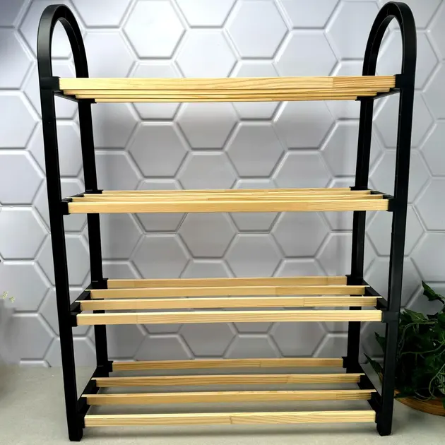 Модульна полиця для взуття 4 етажерки Simpleх SW-5004S - Зображення 3