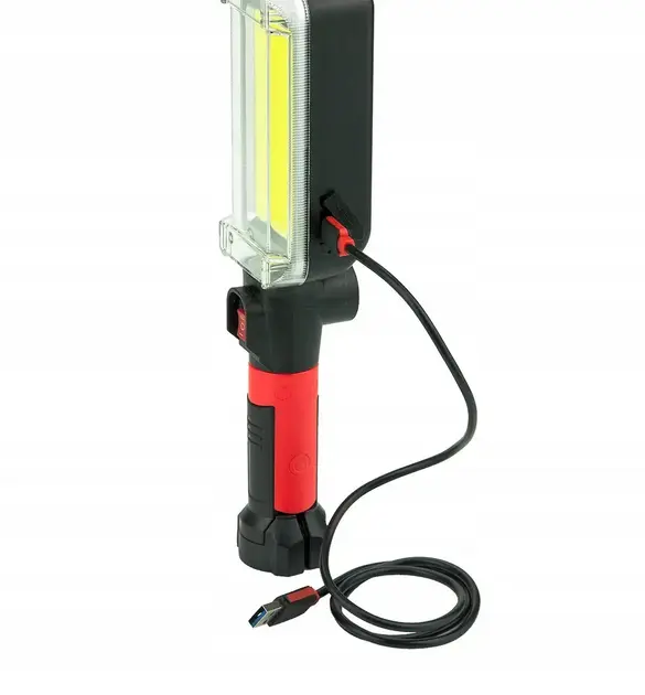 Потужний ліхтар акумуляторний ZJ-8859 Pro COB 20Ват з магнітом та гачком для підвішування - Зображення 9