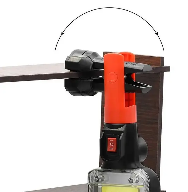 Потужний ліхтар акумуляторний ZJ-8859 Pro COB 20Ват з магнітом та гачком для підвішування - Зображення 8