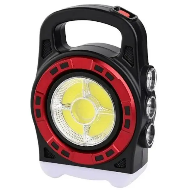 Мультифункціональний кемпінговий ліхтар Hurry-bolt HB-6678C 20W із сонячною панеллю та фукцією павербанку - Зображення 4