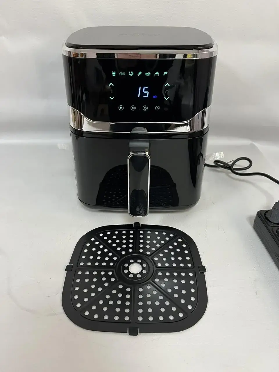 Мультипіч, аерофритюрниця, аерогриль 5 л, 1400 Вт, 8 програм, Crownberg СВ 5547 - Зображення 3