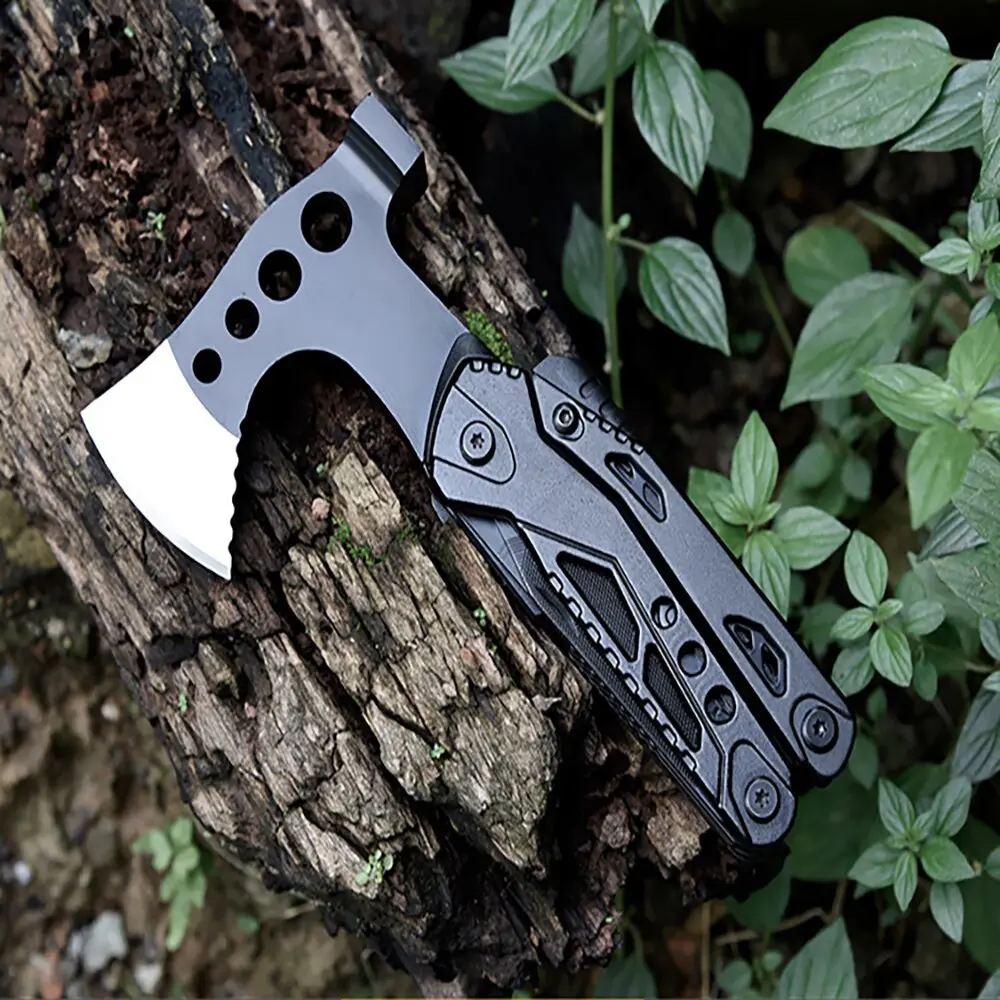 Мультитул мультиинструмент походный Kni-fe Ax-e Ham-me Camping 15 в 1 Нож Топор - Зображення 6