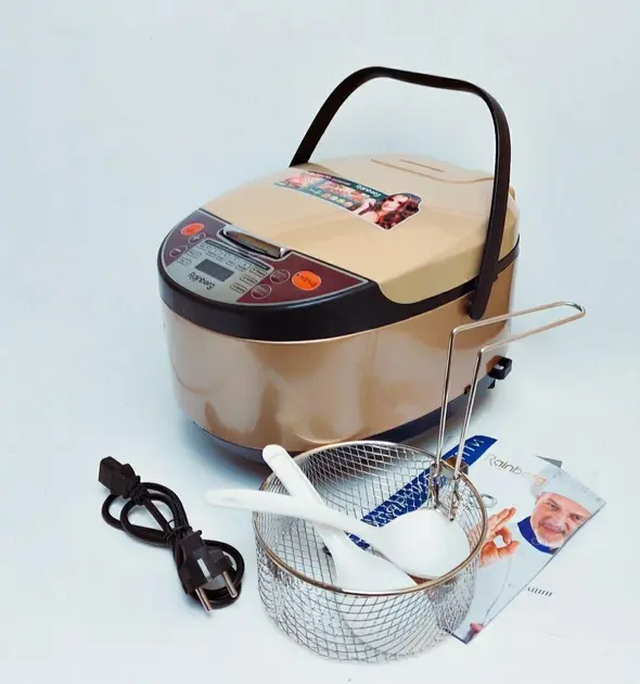 Мультиварка Rainberg RB-6207 6 літрів 12 програм 50 рецептів, 1500Вт - Зображення 5