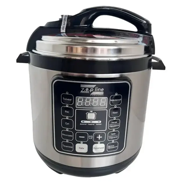 Мультиварка - скороварка Zepline ZP-121 3000W 17 програм об'єм 7 л - Зображення 2