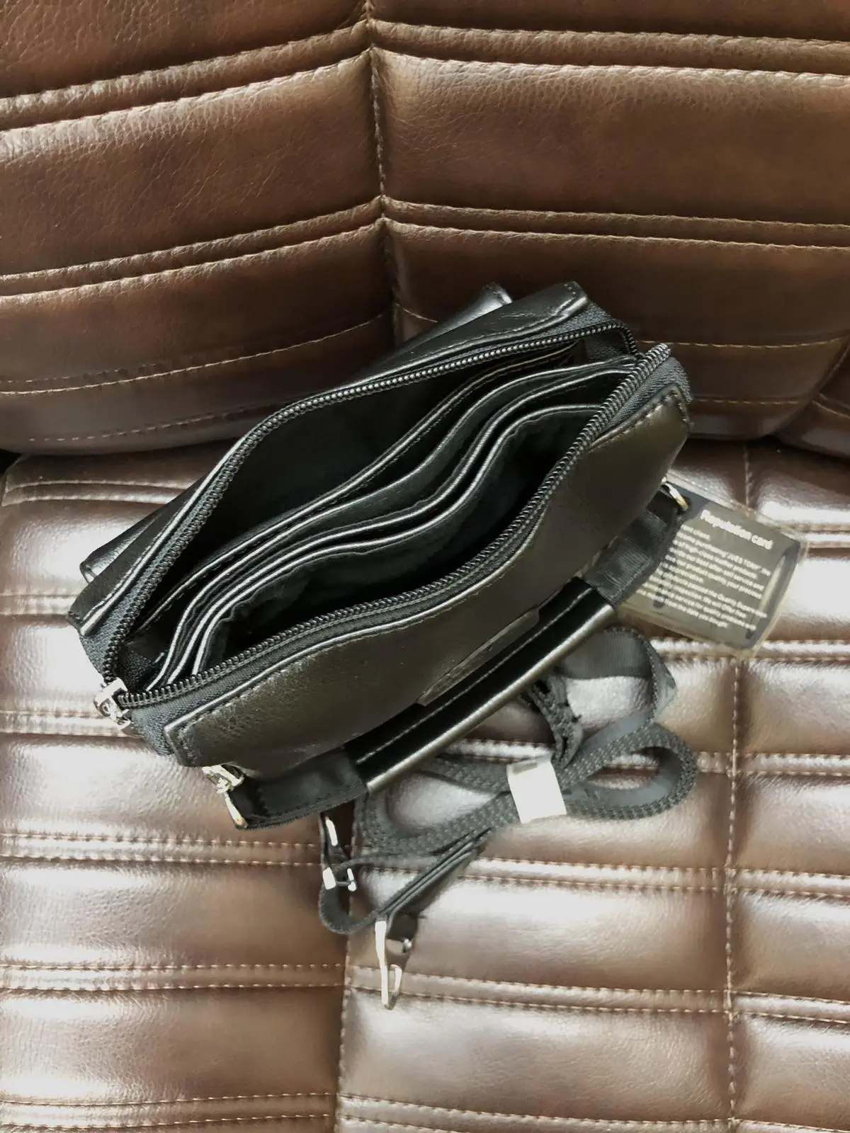 Чоловіча стильна сумка JUES TONI (маленька) - Зображення 4