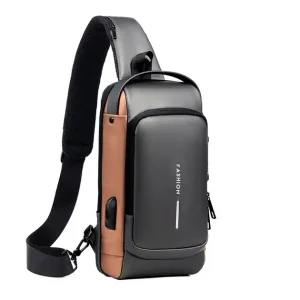 Чоловіча сумка через плече Fashion “Антизлодій”