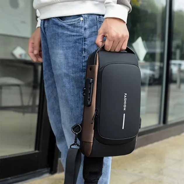 Чоловіча сумка через плече Fashion "Антизлодій" - Зображення 4