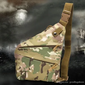 Чоловіча сумка месенджер через плече Cross Body 4634 міні рюкзак антизлодій для телефону ключів та документів Камуфляж