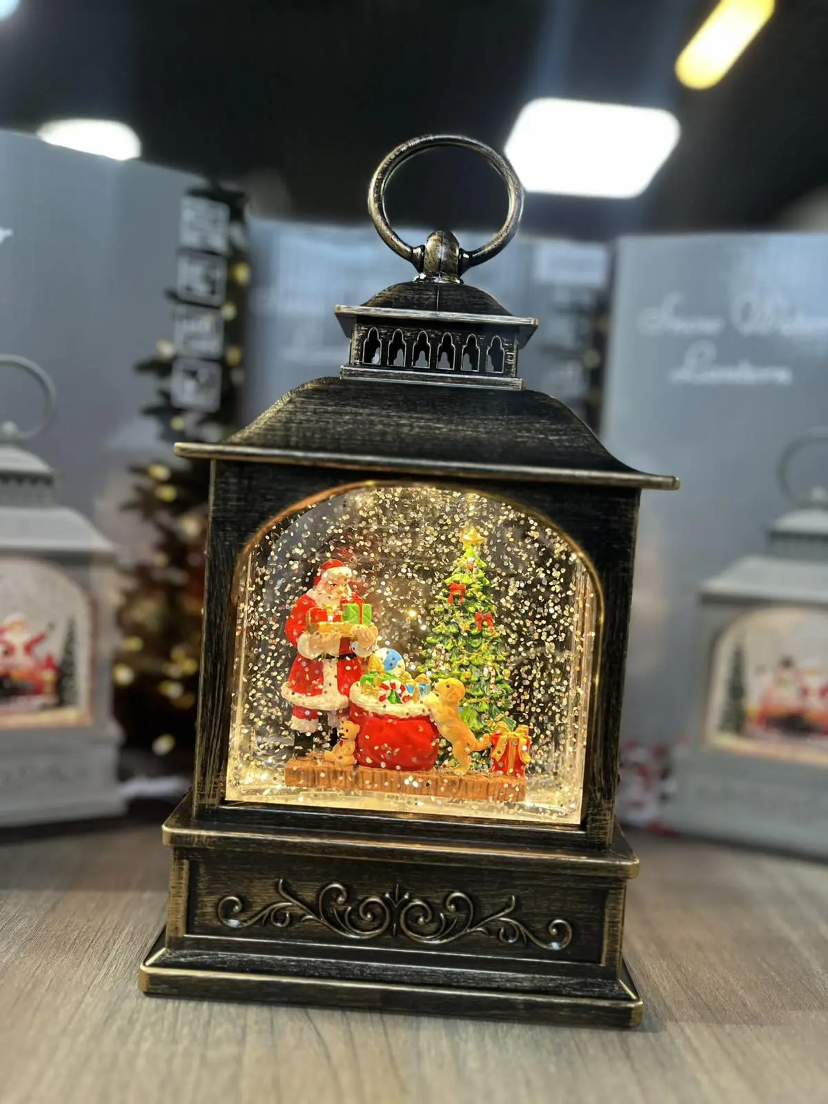 Новорічний музичний ліхтар нічник з підсвічуванням Xmas 24072D - Зображення 9