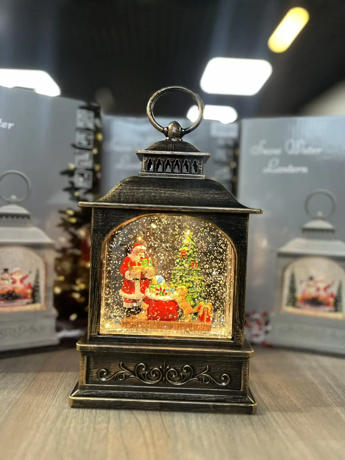 Новорічний музичний ліхтар нічник з підсвічуванням Xmas 24072D - Зображення 8