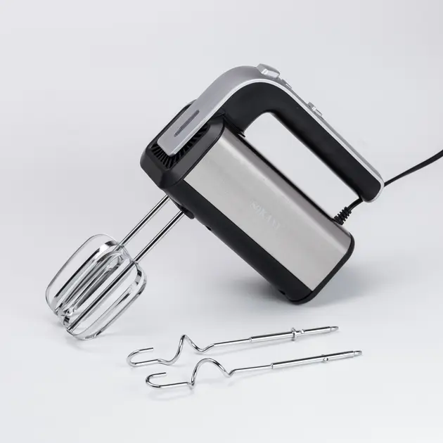 Міксер ручний SOKANY CX-6651 сталь із двома насадками 800 Вт 5 швидкостей - Зображення 5